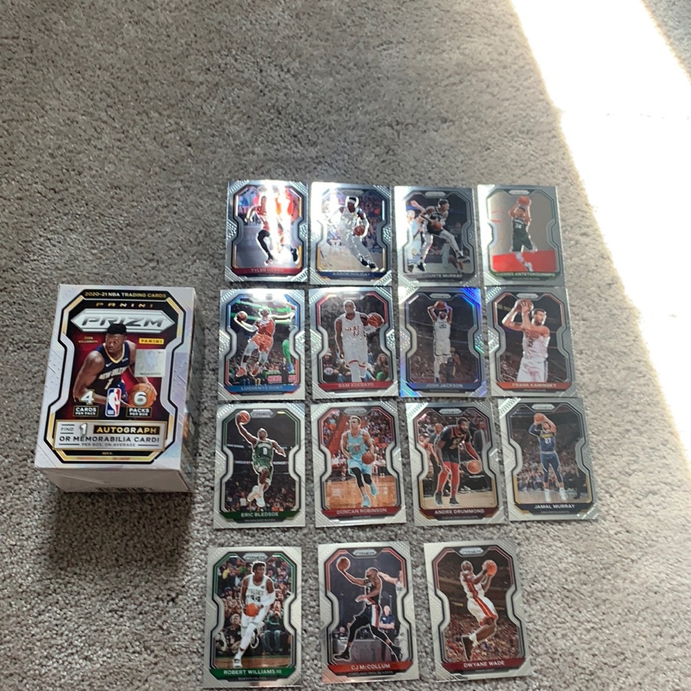 2020 2021 nba panini prizm basketball card lot